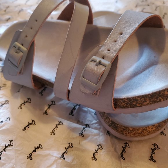 Ash Blue slide on sandal - Picture 6 of 6